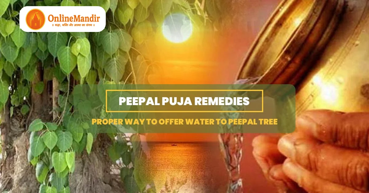 Peepal Puja Remedies: Proper Way to Offer Water to Peepal Tree