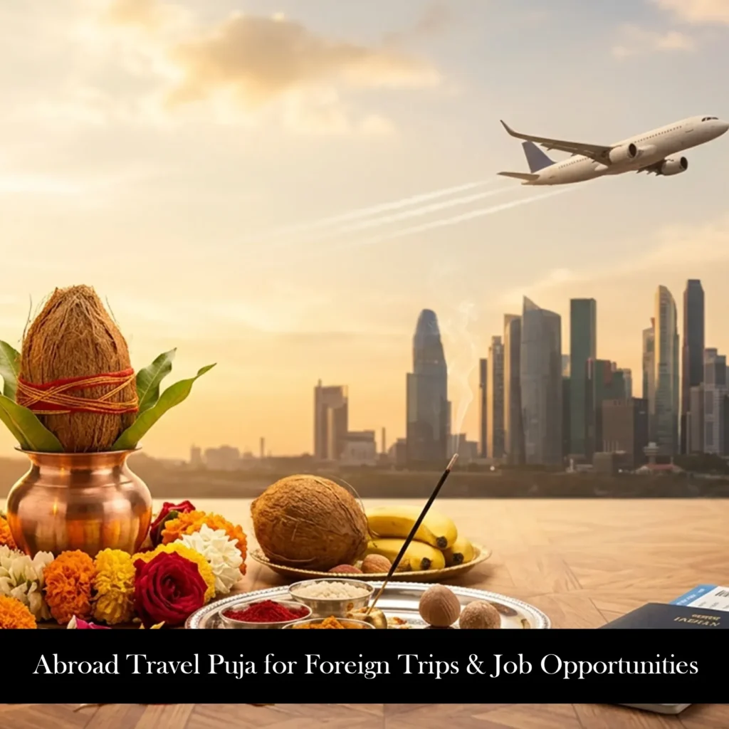 Abroad Travel Puja for Foreign Trips & Job Opportunities