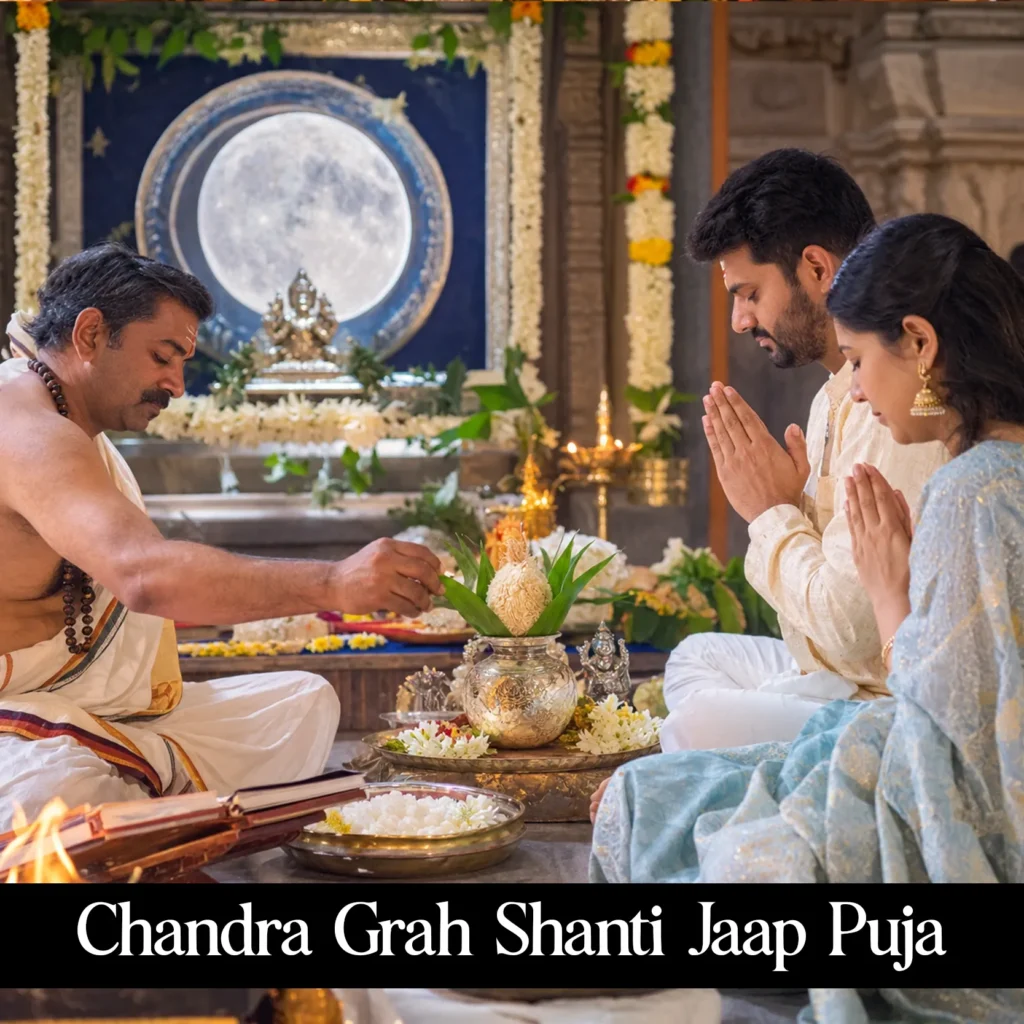 Chandra Grah Shanti Jaap Puja